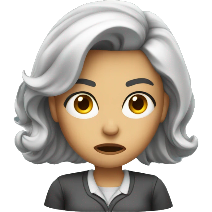 angry female teacher emoji
