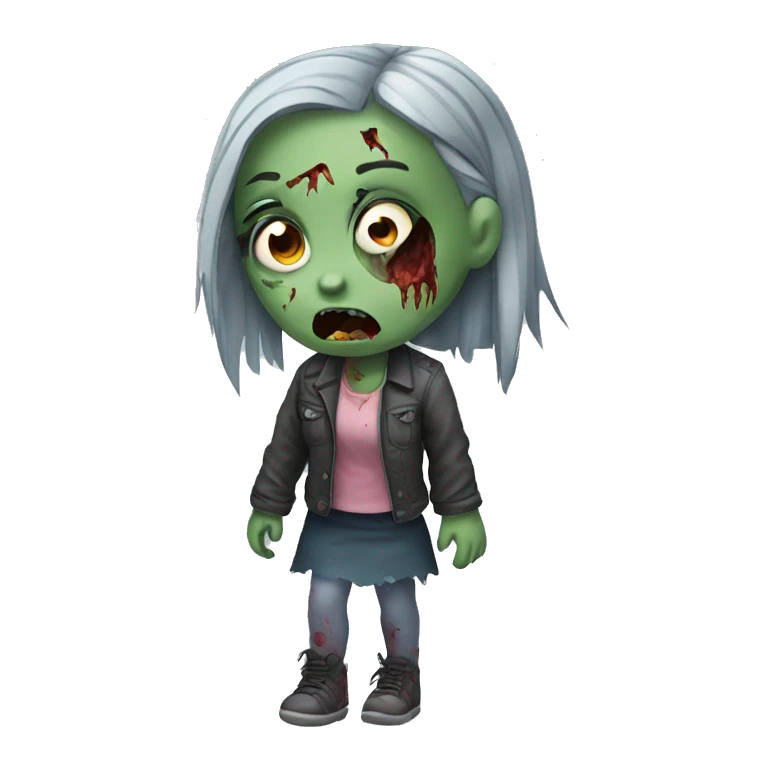 Zombie girl emoji
