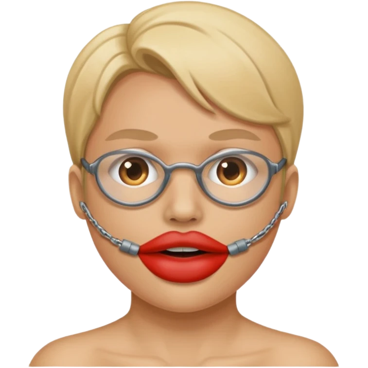 Ballgagged emoji
