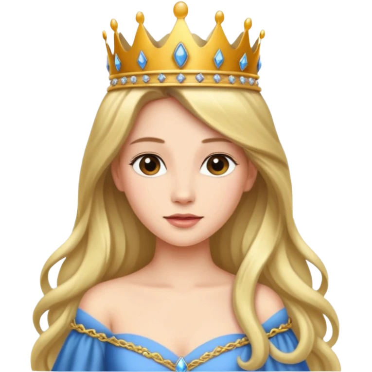 Princesa con corona emoji