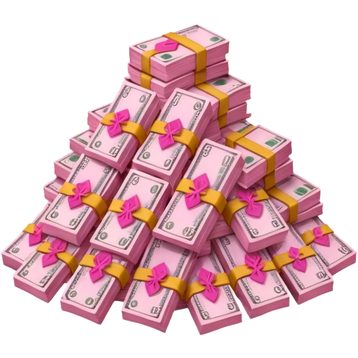 pink money emoji
