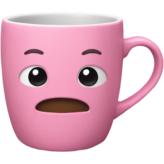 pink tea mug emoji