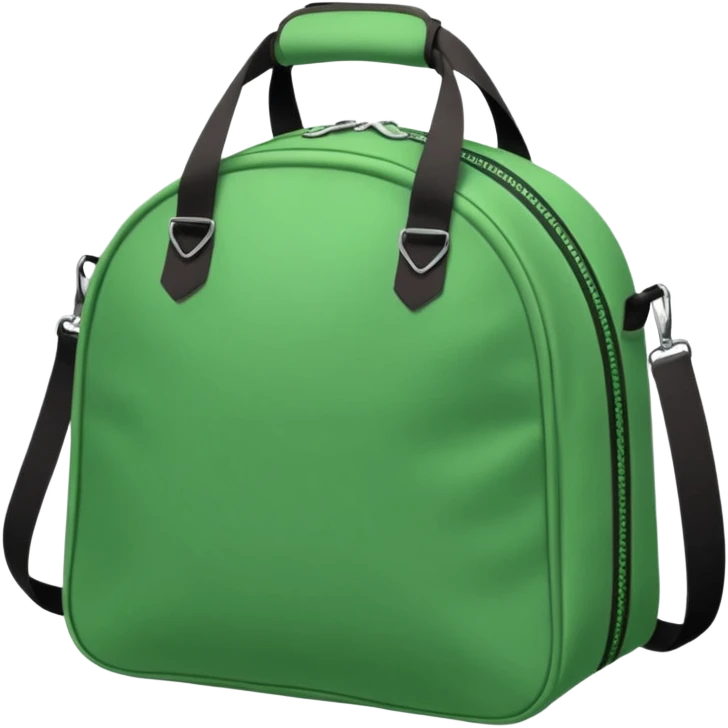 sac de sport vert sans motif emoji