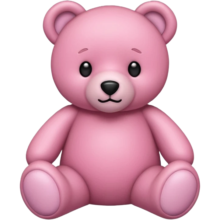 Pink bear emoji