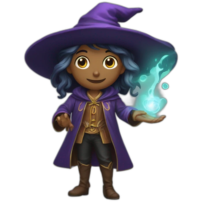 Une sorcière qui fait de la magie emoji