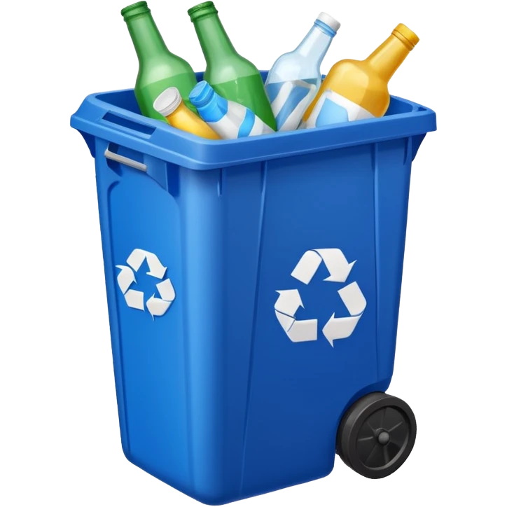 recyclage poubelle  emoji