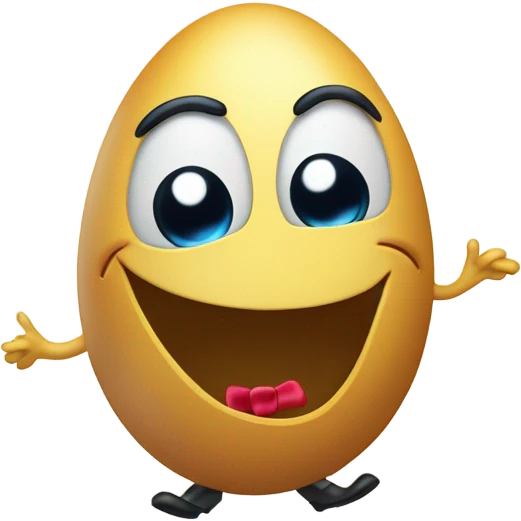 Dancing egg man emoji
