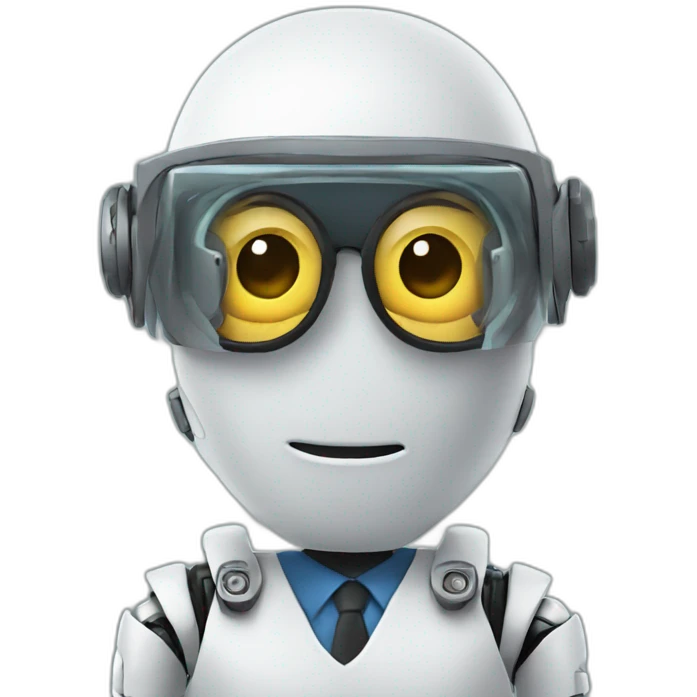 robot as a teacher emoji