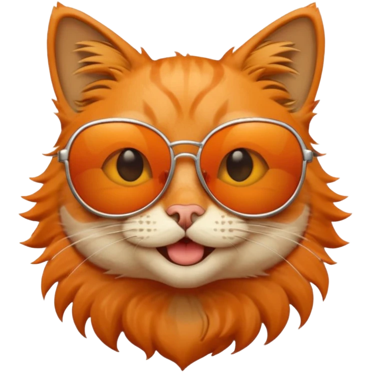 funny cat with sunglasses emoji
