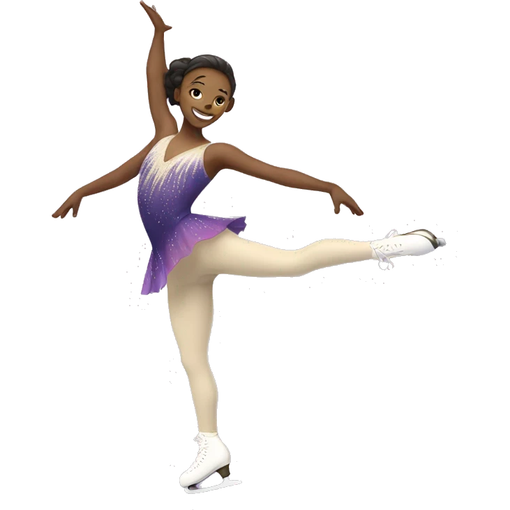 Figure skater emoji