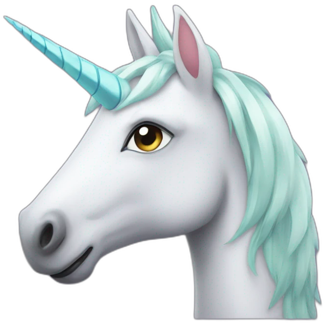 une licorne emoji