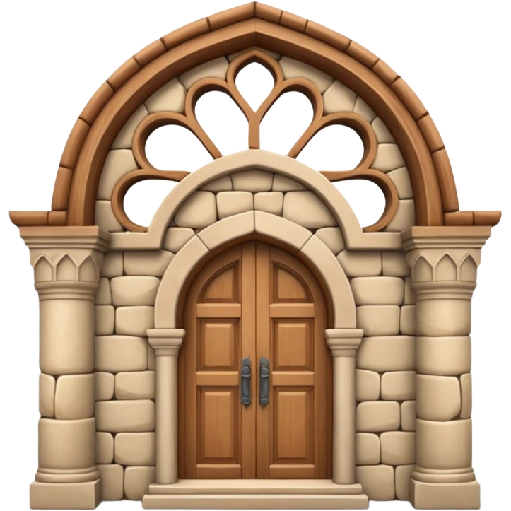 3D Apple-style emoji of a full traditional Turkish han building, showing the entire stone structure with arches, wooden doors, and windows. Rounded, glossy, smooth, soft shadows, white background.








 emoji