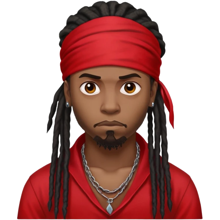 Blood gang member emoji