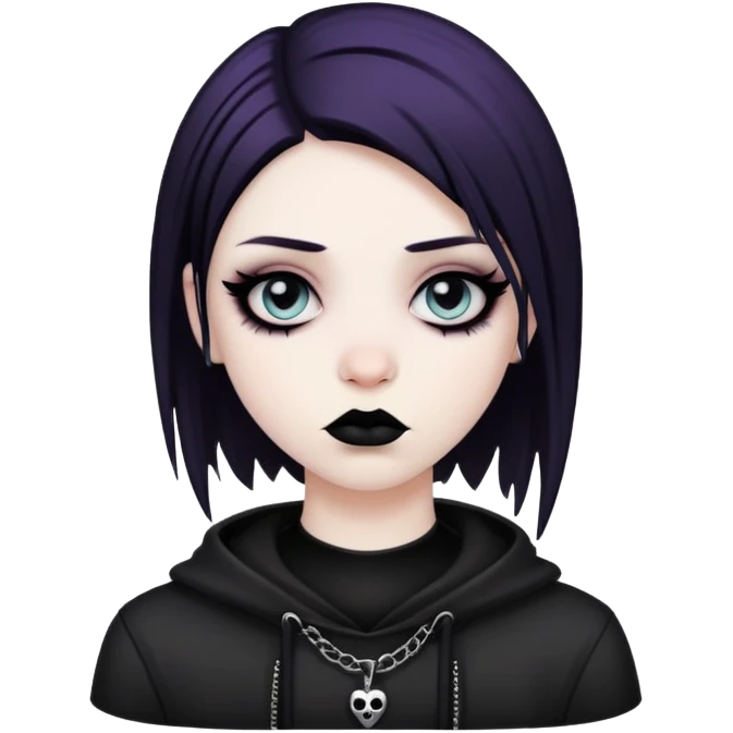 emo goth emoji