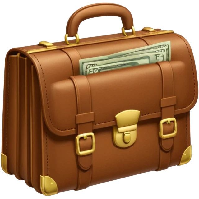 money filled briefcase emoji