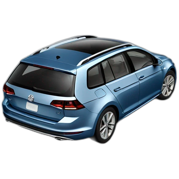 Volkswagen golf sportwagen Silk Blue Metallic emoji