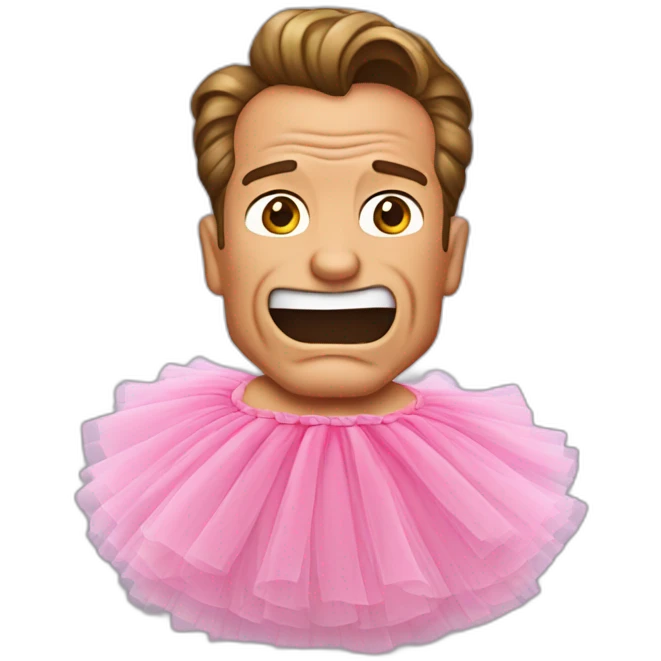 Arnold schwarzenegger in tutu emoji