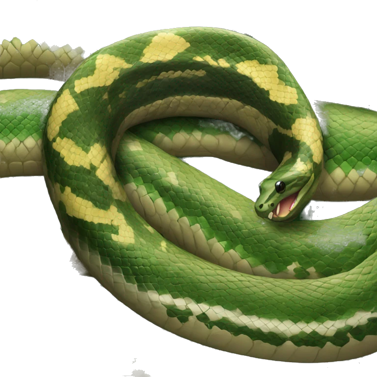 Anaconda snake strong emoji