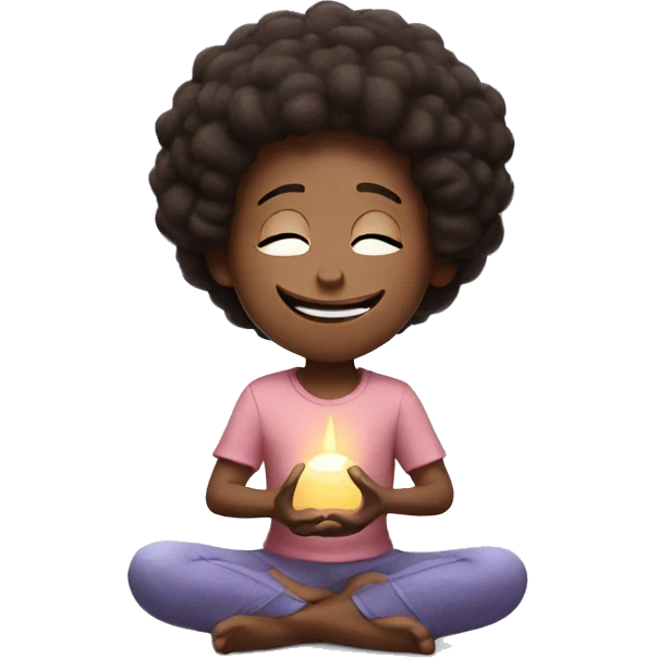 joy from inside out meditating emoji
