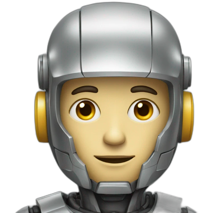 male robot coder emoji