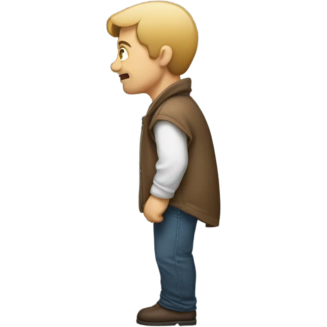 Someone with hunchback  emoji