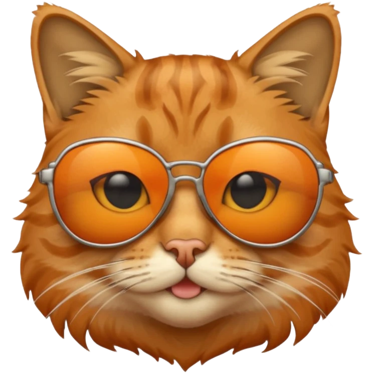 Cat wearing sunglasses emoji