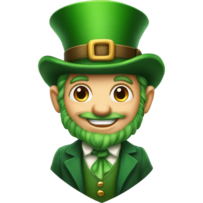 Leprechaun heart emoji