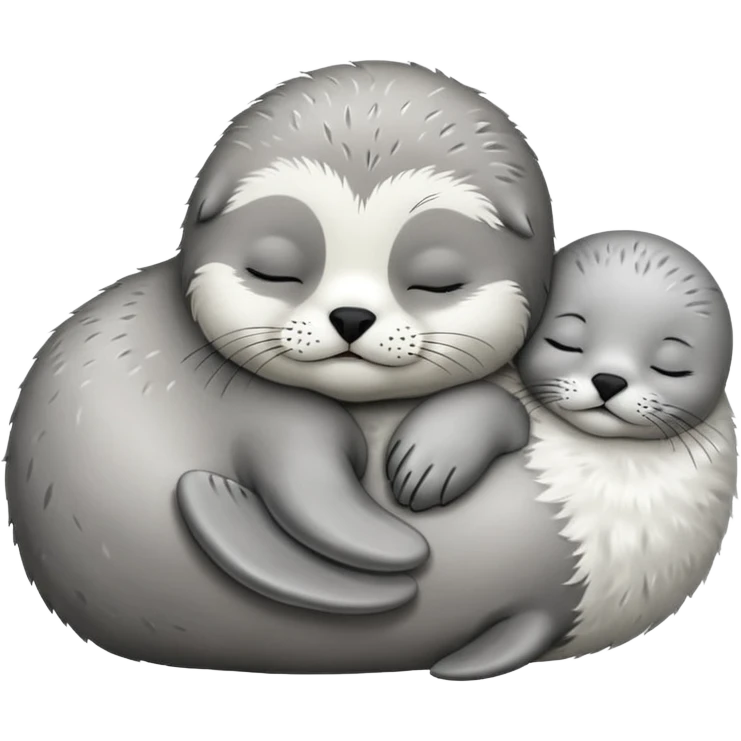 baby Seal sleeping emoji