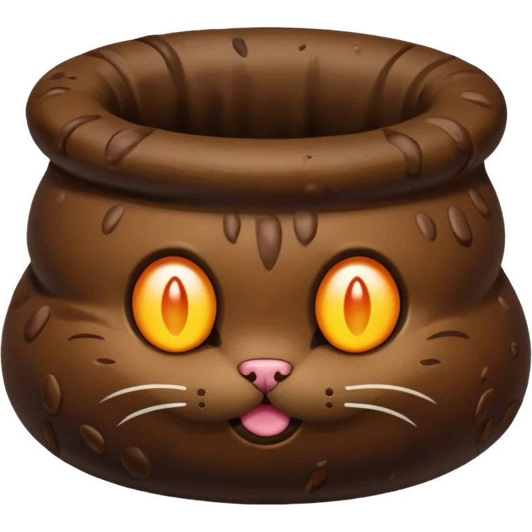 cat poops emoji