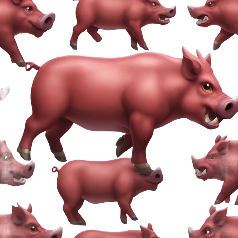 Arkansas Razorback tough  emoji