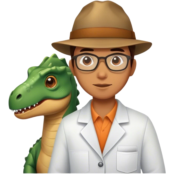 dinosaur researcher emoji