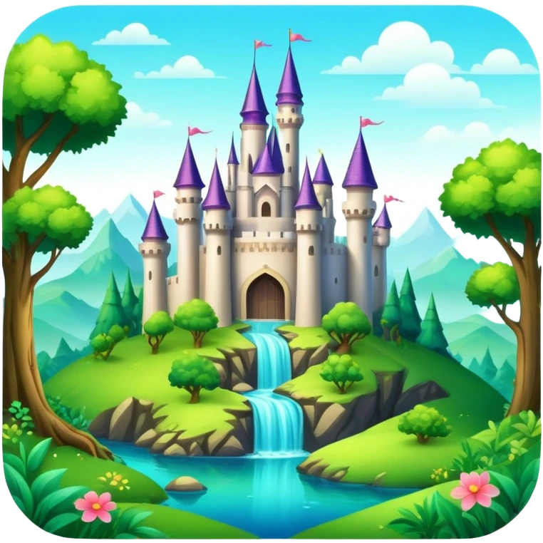 earthday magical kingdom landscape  emoji