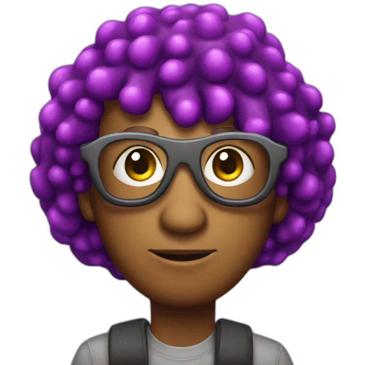 Computer Engineer purple octopus emoji