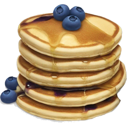 Blueberry pancakes  emoji