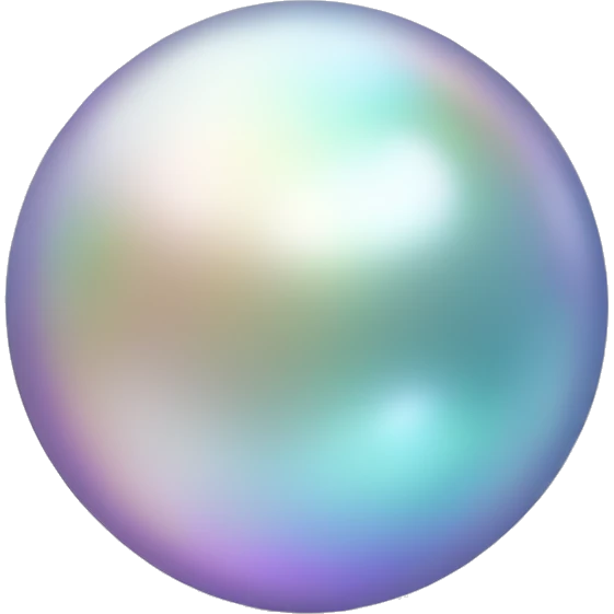iridescent pearl  emoji