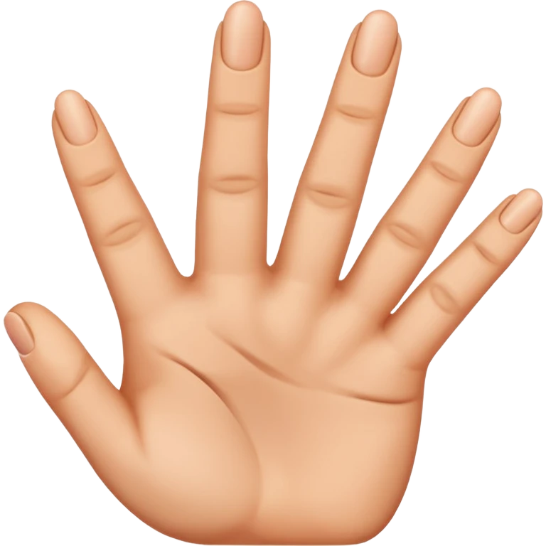 3 parmak işareti emoji