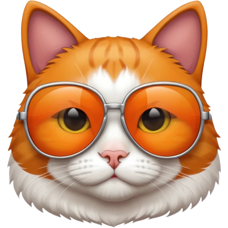 Cat wearing sunglasses emoji