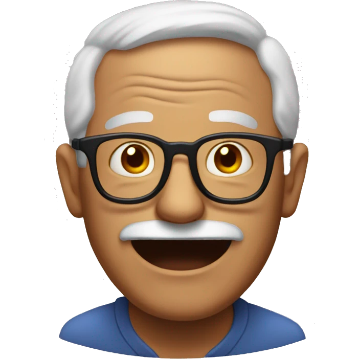 Dement grandpa emoji
