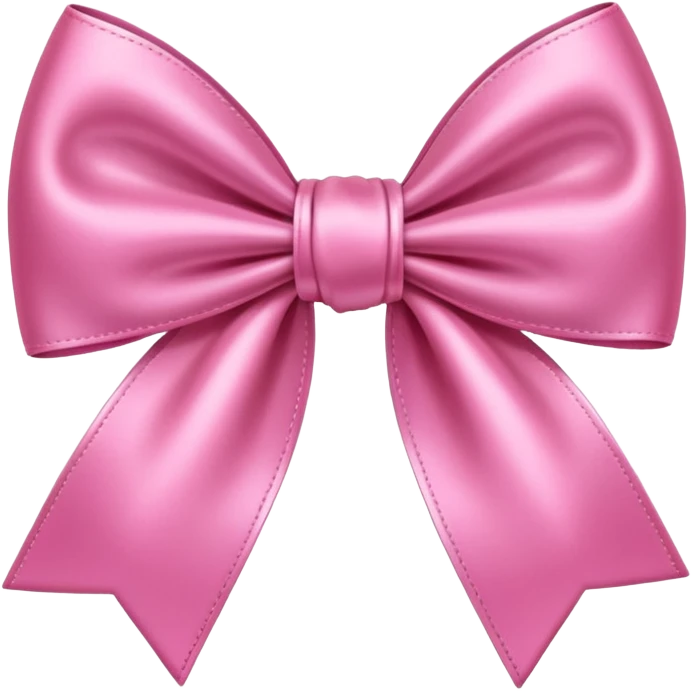 Pink bow emoji