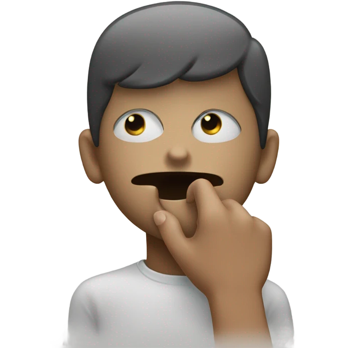 Shush emoji