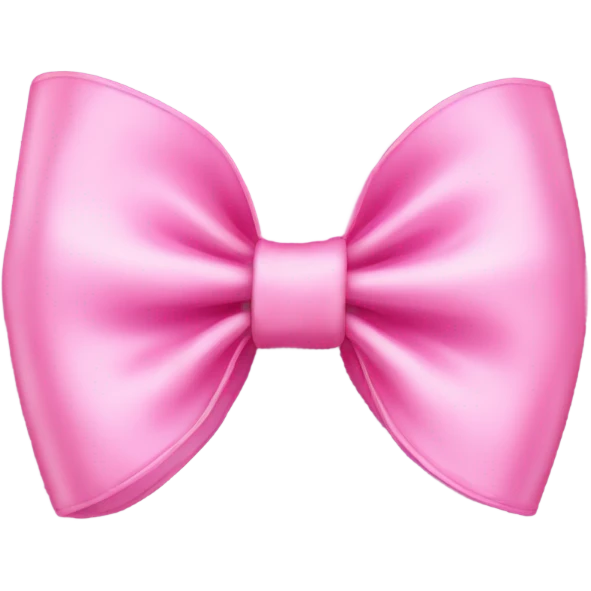 Pink bow emoji