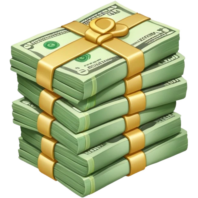 Stacks of money  emoji
