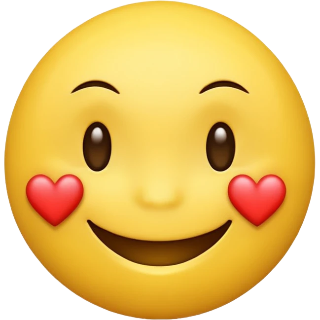 smajlík jak vyznává lásku emoji