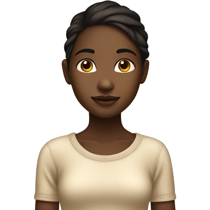 Hyperpigmentation girl emoji