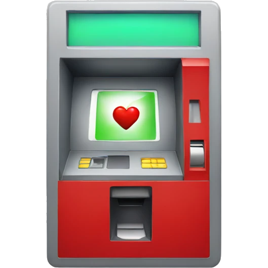 red ATM emoji