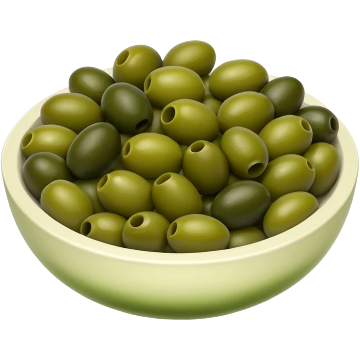 black and green olives cut into pieces like a toppings emoji