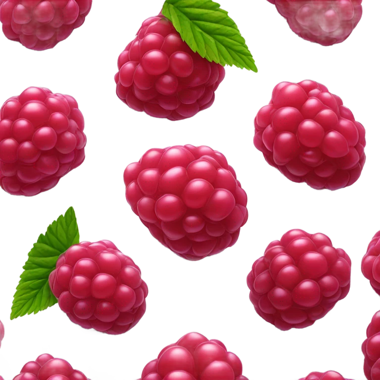 red raspberry berries emoji