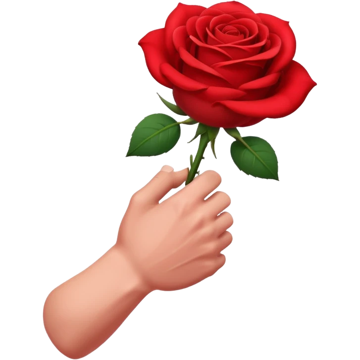 muscle arm with flower emoji