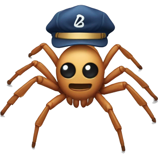 Spider with cap emoji
