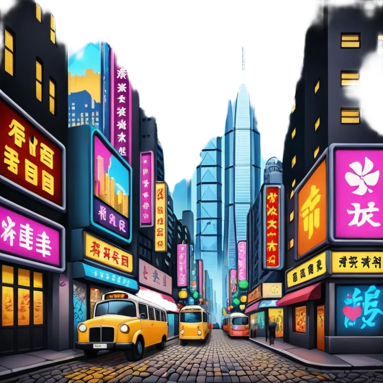 Hong Kong mix with Berlin emoji